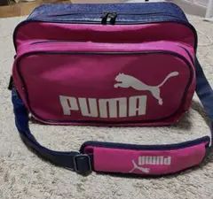 【PUMA 】スポーツバッグ ピンク/ネイビー　プーマ