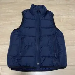 GAP ネイビー 紺色　ダウンベスト120センチ