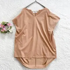 良品★ 【サマンサモスモスブルー】 カットソー ブラウス サイドタック