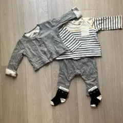 プチバトー セットアップ 3month