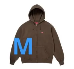 Small Box Zip Up Hooded Sweatshirt M