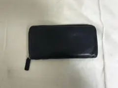 本物ポールスミスPAULSMITH本革レザーラウンドファスナー長財布サイフ札入れ