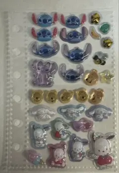 キャラクター立体シールセット　おすそ分け