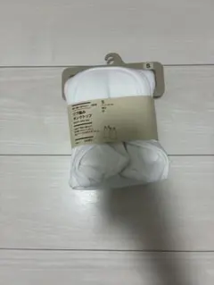 無印　リブ編みタンクトップ S ホワイト2枚組