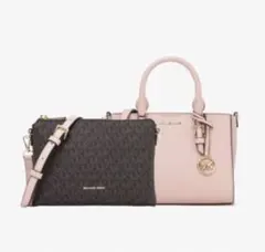 マイケルコース サッチェルウィズクロスボディ スモール - MKシグネチャー