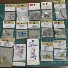手芸素材セット 金属製パーツ