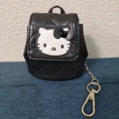 サンリオ ハローキティ リュック型ミニポーチ ミニチュアキルト ブラック
