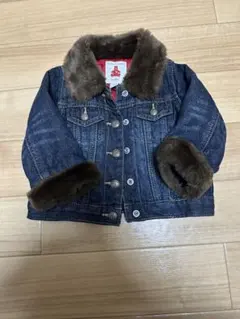 babyGAP ボア付き デニムジャケット