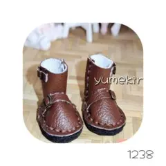 エンジニアブーツ No.1238 ダークブラウン 靴 イーマリー リカちゃん