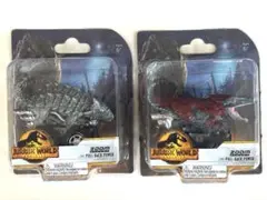 《新品》ジュラシックワールドZoom 恐竜カー アンキロサウルス&ピロラプトル