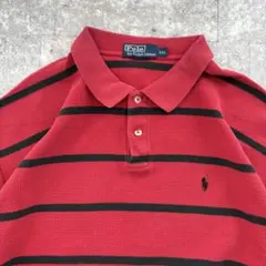 Polo by Ralph Lauren ボーダー ポロシャツ XXL 古着