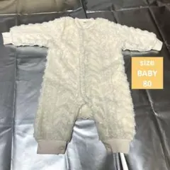 もこもこロンパース 80