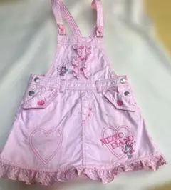 ❤メゾピアノ❤ミミポポ✨みみぽぽ✨バレリーナ✨平成レトロ✨ジャンスカ✨ピンク❤