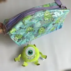 モンスターズインク マイク ポーチ マスコット付のサムネイル