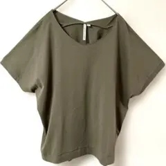HK WORKS LONDON 半袖カットソー カーキ ＬＬ 大きいサイズのサムネイル