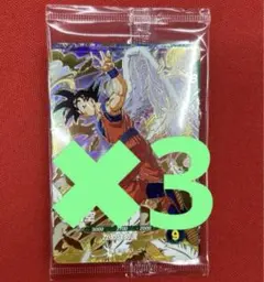 ドラゴンボール　スーパーダイバーズ　店頭配布 ゴッドレア　孫悟空　3パック