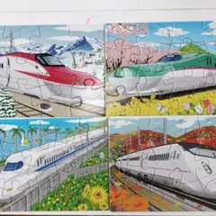 くもんのジグソーパズル ステップ2 はやいぞ しんかんせん(1セット)