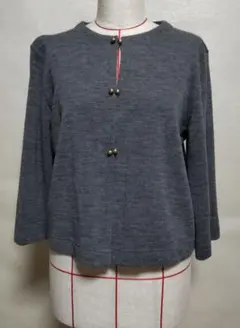 ヒューマンウーマン 七分袖カーディガン サイズM