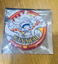 ONE PIECE ルフィ ギア5 缶バッジ 非売品 アニメイト winner - メルカリ