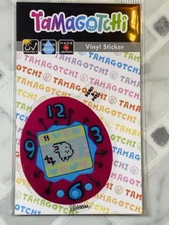 たまごっち クリアステッカー ピンク ゲーム 耐水 耐光 透明 シール