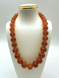 ☆天然☆ 天然アンバー 赤琥珀 ネックレス アクセサリー 綺麗美品 18m 美品 ☆天然☆ 天然アンバー 琥珀 ネックレス アクセサリー 綺麗美品 33g
