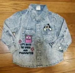 期間限定お値下げ中★PARTYPARTY　80cm　デニムシャツのサムネイル
