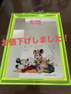 ビンテージ　ディズニー　ミニーマウス　テンヨー　壁掛けミラー ミニーマウス - 【未使用】Disney ミニーマウス 3点セット