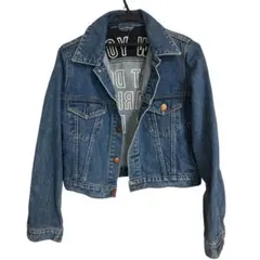 値下げ！moussy vintageデニムジャケット インディゴブルー刺繍