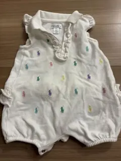 ラルフローレン ベビー　フリル付きロンパース 9M 75サイズ