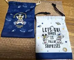 ディズニー【ミッキーマウス】巾着セット