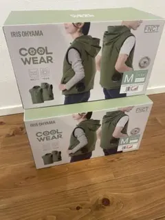 IRIS OHYAMA COOL WEAR ベスト M グリーン 2個セットのサムネイル