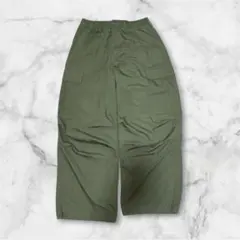 GU スーパーワイドカーゴパンツ オリーブ カーキ Mサイズ