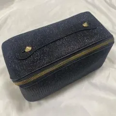 ✨未使用✨ 大容量 旅行コスメバッグ コスメポーチ キラキラ ブラック