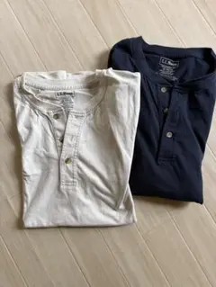 L.L.Bean ヘンリーネックTシャツ 2色セット M