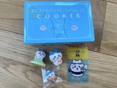 ちいかわハチワレセット　ちいかわほめられリボンクッキー缶