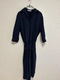 Mystrada ネイビー シャツワンピース