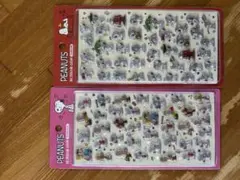 【韓国限定】スヌーピー peanuts ボンボンドロップシール　2シートセット