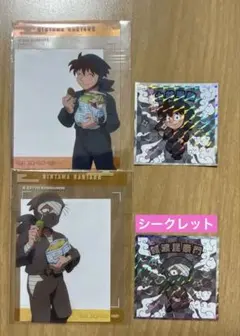 忍たま乱太郎マンチョコ ・特典クリアカード 土井半助・雑渡昆奈門　ファミマ限定