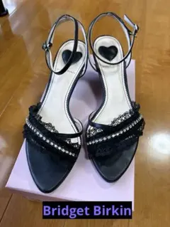 Bridget Birkin ブラックサンダル　結婚式