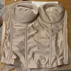 ストラップレス ベージュ コルセット