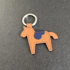 馬型レザーキーホルダー ソメスサドル