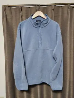 UNIQLO　オールドユニクロ　フリース　ライトブルー　ハーフジップ