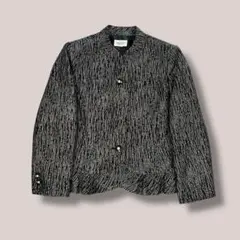 フリルジャケット ノーカラージャケット