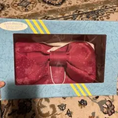 ピンク桜地紋 付け帯 作り帯