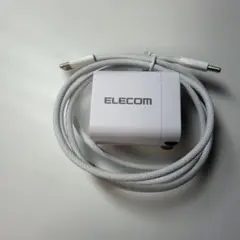 エレコム USB AC充電器 ケーブル付