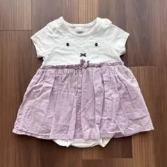 ★petit main★ミッフィーワンピロンパース★70cm★