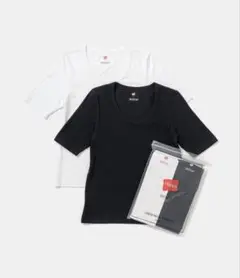 新品⭐︎ 26SS Hanes for BIOTOP 2 パックT ホワイトのみのサムネイル