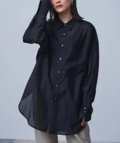 STUNNING LURE ロングシアーシャツ ブラック Mのサムネイル