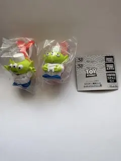 トイ・ストーリー30周年　エイリアン寿司シェフ フィギュア　2種セット　ガチャ