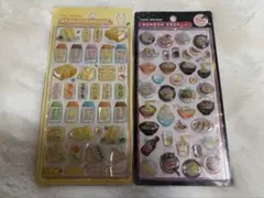 ボンボンドロップシール 和柄 たまごサンド ラーメン セット